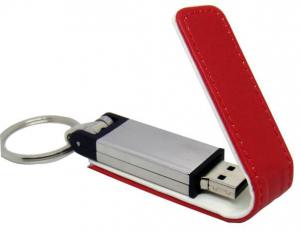 China USB Leather Flash Drives Pen Drives 2GB 4GB 8GB 16GB on sale