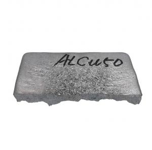 China Aluminum Alloy Parts Copper Master Alloy Copper Aluminum Alloy AlCU50 Middle Alloy Ingot Or Lump wholesale
