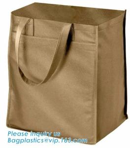 China New Design Custom Sublimation Printing Rpet Non Woven Bags, Outdoor portable non-woven insulated shopping non woven bag wholesale