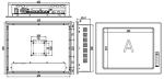 IPPC-1701T 17" Industrial PC Touch Screen Monitor 1 Extended Slot Support I3 I5