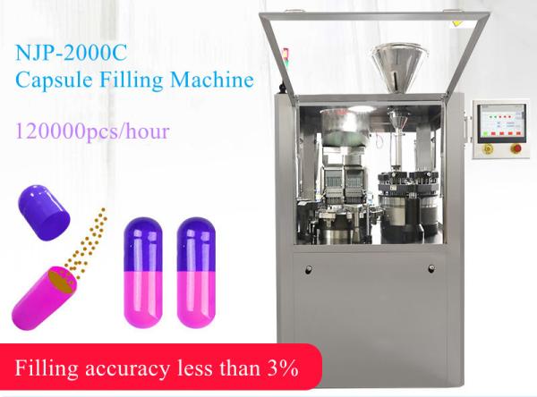 Automatic Capsule Filling Machine Granule Pellet Fat Pill Filling Machine NJP