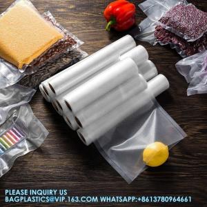 China Bpa Free Plastic Storage Bag For Food Vacuum Sealer Bags Fruit Packaging Custom Printed Vacuum Sealer Rolls wholesale