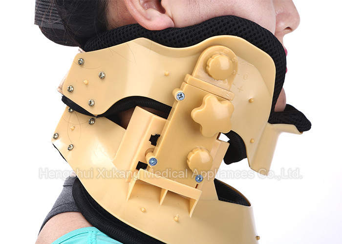 Yellow Cervical Collar Neck Brace , Medical Neck Collar For Cervical Spondylosis