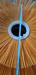 China Inner Diameter 127mm Flat Plastic Ring Sweeping Wafer Brush Outer Diameter Be Customized wholesale