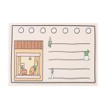8 Colors Style Hard cover Cute 3 Hole Loose leaf Refill Notebook Cover Mini PVC