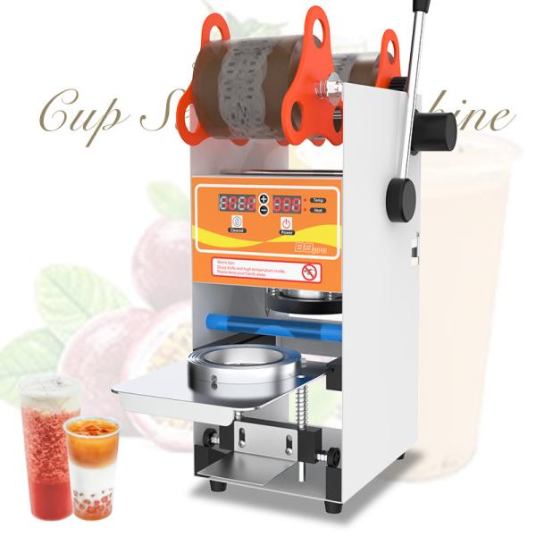 Bubble Tea Cup Sealer Packing Machine 205*265*490mm Cup Sealing Machine Capacity