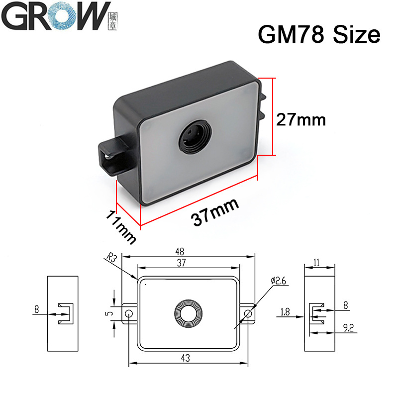 GM78 Global Multi-Code 1d 2D DC5V USB Uart Barcode Scanner Module