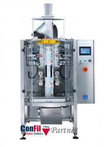 China 50bpm Quad Seal Vertical Form Fill Seal Machine For Max Bag Width 250mm on sale
