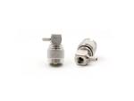 Angle for 5D-FB Cable, Crimp