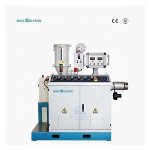 China 65 Rpm Plastic Single Screw Extruder For PP PE Corrugated Pipe Manufacturing Plant wholesale