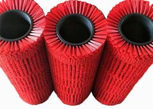 China Red Custom Industrial Cleaning Brushes / Nylon Bristle Dust Cleaner Brush wholesale