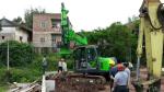TYSIM KR40A Mini Hydraulic Rotary Drilling Rig Foundation Piling Equipment 40KNm