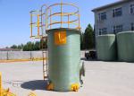 Sewage Treatment Waste Disposal Tank Vertical FRP 16000 Gallon Customzied Color