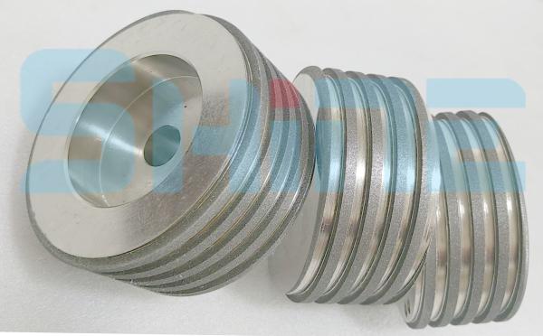 Thread Rolling CBN Sharpening Wheel Trapezoidal Reticulation Straight Tooth 320#