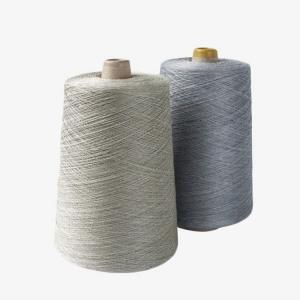 China Dyed GOTS Organic Recycled Cotton Yarn 100% Cotton Ring Spun For Knitting wholesale