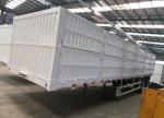 3 Axle 40-60 Ton Van Container Semi Trailer Box Cargo Truck Trailer with Fuwa /