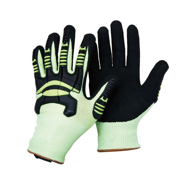 N115012 Nitrile Sandy Palm TPR Impact Protection Anti-Vibration Work Mechanic