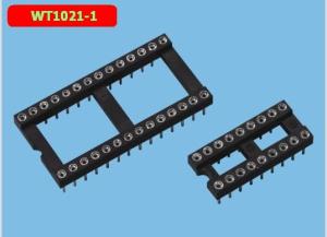 China Round Hole 2.54mm IC Socket Connector LENGTH 7.43MM Φ 0.40 To 0.56 Mm wholesale