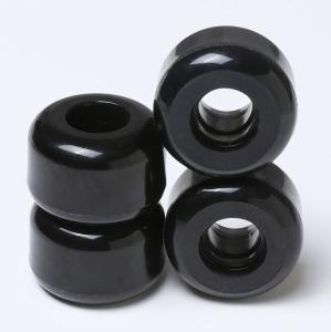 China 95A Hardness Skateboard Polyurethane Wheels 54x36mm PU Black wholesale