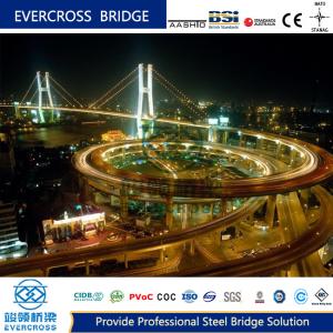 China Paint Or Hot-Dip Galvanized Surface Cable Stayed Pedestrian Bridge wholesale