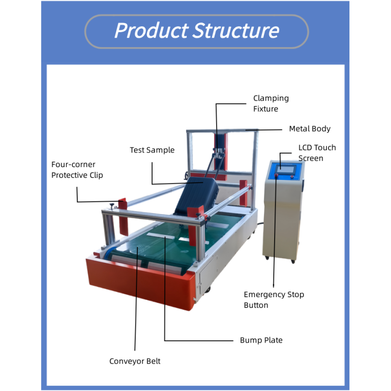 Luggage Walking Mileage Wear Testing Machine; Luggage Walking Durability Testing Machine