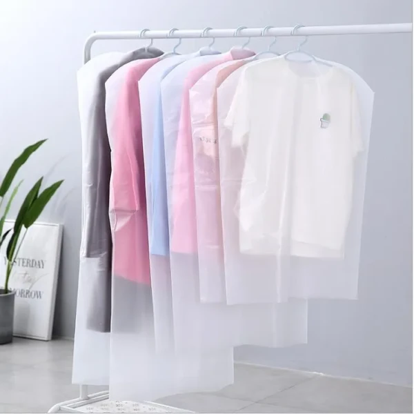 Warning Word Random Printing Garment Packaging Bag Clear Garment/Laundry/Clothing Bag