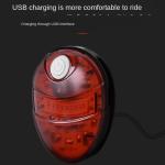 Night Riding Brake Induction LED Bicycle Light Children'S Usb Rechargeable