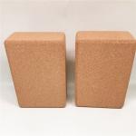 4 Inch Cork Yoga Block Bricks Studio Grade Improve Stability For Exercise