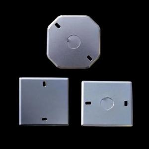China Concealed 1.6mm Metal Electrical Box Cover Plate Custom Width wholesale