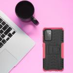 Anti Slip Heavy Duty Cell Phone Cases TPU PC Hybrid Foldable Kickstand