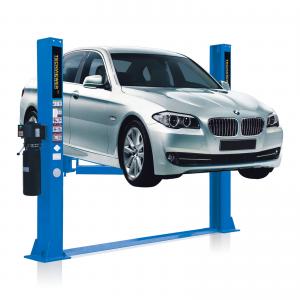 China Gantry Design 4T 2 Post Hydraulic Lift Connect On Bottom Car Lift Low Ceiling wholesale