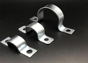 China Electrical Zinc 1-1/4'' Customized Hose Saddle Clamps wholesale
