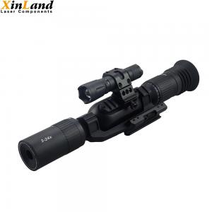 China 3-24X Hunted Mounting Rifle Scope Gun With 850nm Laser Flashlight on sale