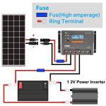 Photovoltaic IP68 Waterproof Solar Panel Extension Cable 6mm² 10AWG