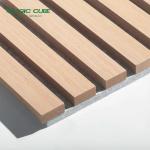 26kg/pcs Sound Absorption Acoustic Panel for 3D Polyester Fiber MDF Black Wooden