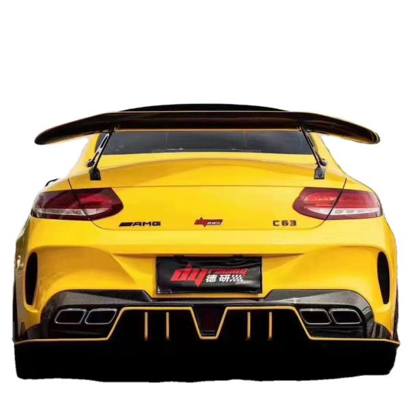 Auto Parts for Mercedes C63 Coupe Carbon Fiber Spoiler W205 C63 C63S Upgraded