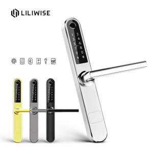 China Stainless Steel Smart Fingerprint Door Lock Slim Wifi Bluetooth Remote Control wholesale