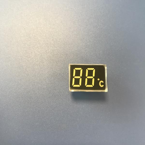 2 Digit 7 Segment LED Display Ultra Bright White LED Color 120-140mcd Luminous Intensity