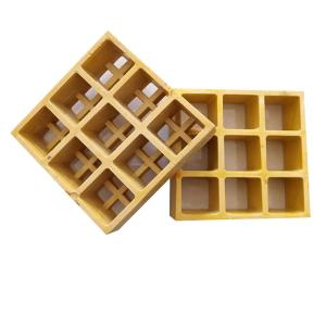 China Groove Surface Civil Architecture FRP Floor Grating Green Floor Mesh wholesale