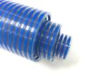 Standard Duty Clear PVC Hose , Corrugated Helix Water Pool Suction Hose