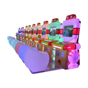 China Amusement Park Kids Arcade Machine Robot Delux Simulator Racing / Shooting / Fishing Video Arcade Game Machine wholesale