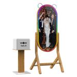 Smart Vintage Wood DSLR Camera Vogue Photo Booth Machine With Printer Magic