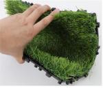 Synthetic 30x30cm Garden Fake Artificial Grass Carpet For Balcony