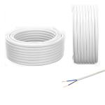 PVC Insulation Control Cable H03vvh2 f 2x0 75 Mm2 2 Cores Electrical Wires for