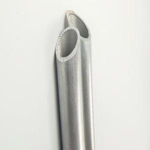 China The Heat Transfer Grooved Aluminum Pipe 3003 Aluminum Inside Threaded Aluminum Tube 9.5mm wholesale