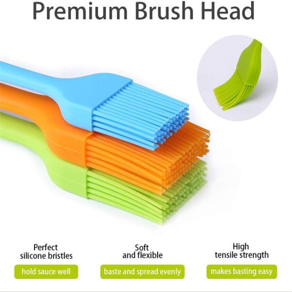 BPA Free Silicone Basting Brush For Multiapplication LFGB Approved