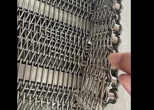 China Food Grade Stainless Steel Metal Wire Mesh Chain Conveyor Belt For Oven Tunnel Annealing Freezing wholesale