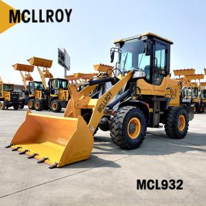 China 58kw Small Shovel 2 Ton Wheel Loader , Front Head Loader 1800kg Rated Load wholesale