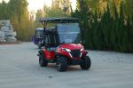 Red Lithium Battery Electric Off-Road Golf Cart Can Seat Four People And
