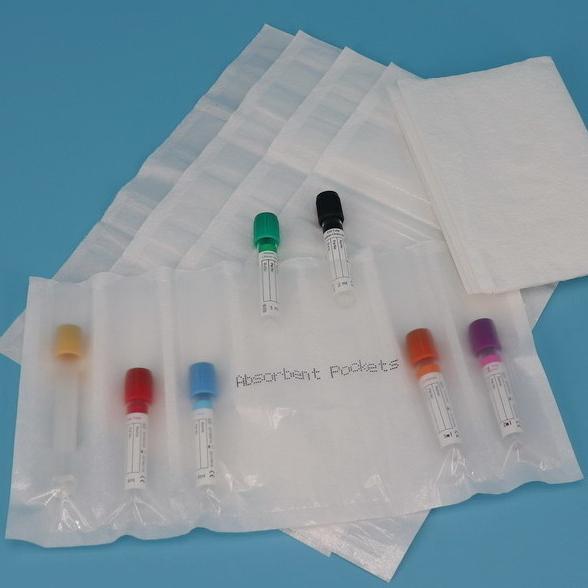 Quality Medical Specimen Box White Absorbent Pocket Condensation Guards Easy To